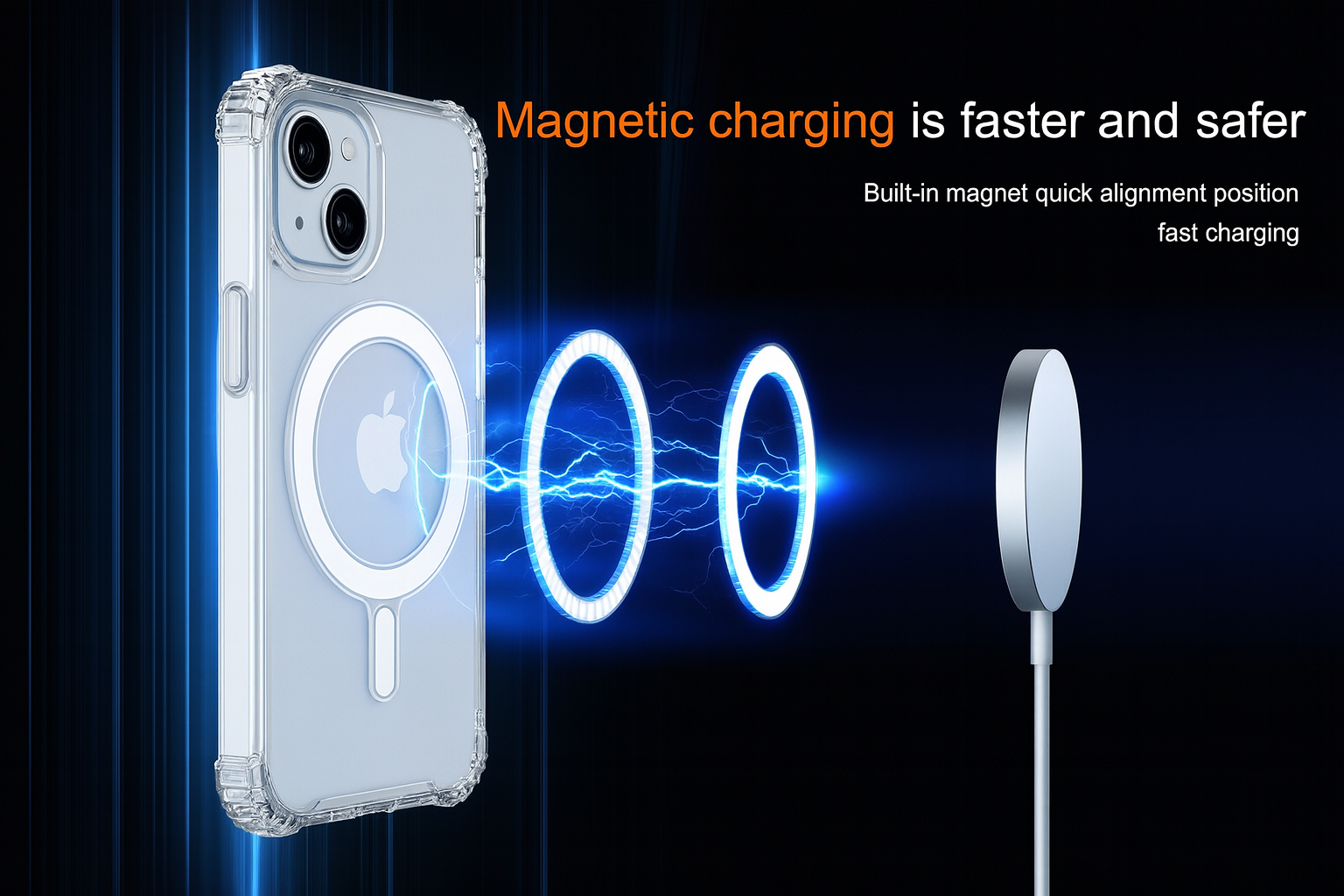 iPhone 15 Plus - Clear Shockproof Mag