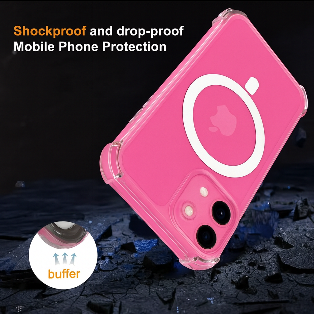 iPhone 16 Plus - Clear ShockProof Mag