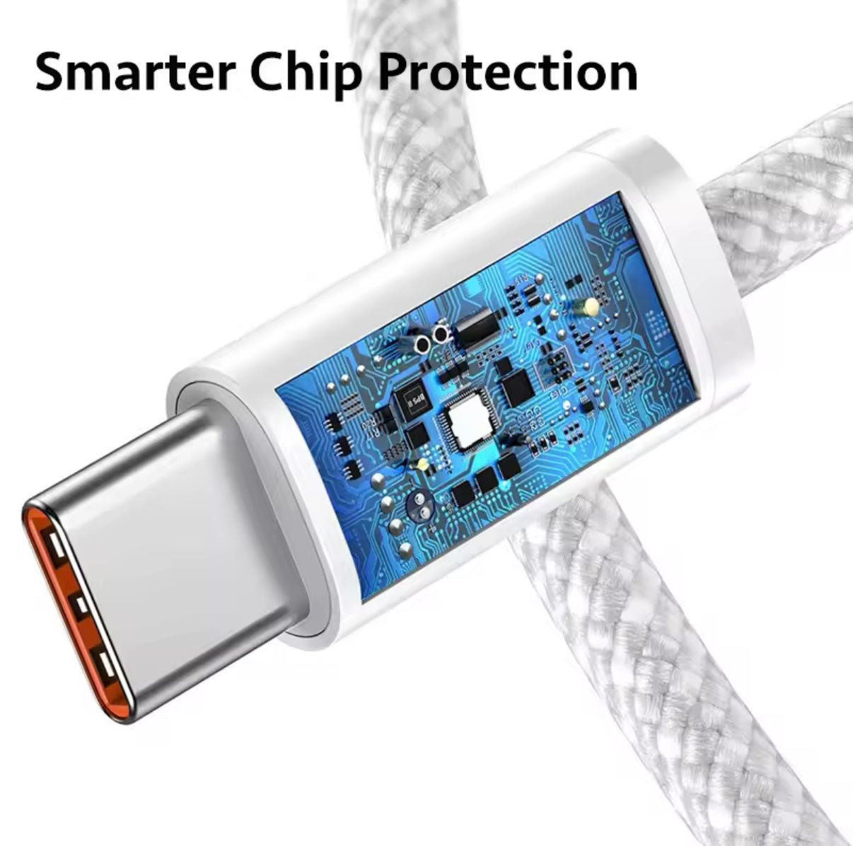 2 Pack 60W USB C Braided Charging Cable