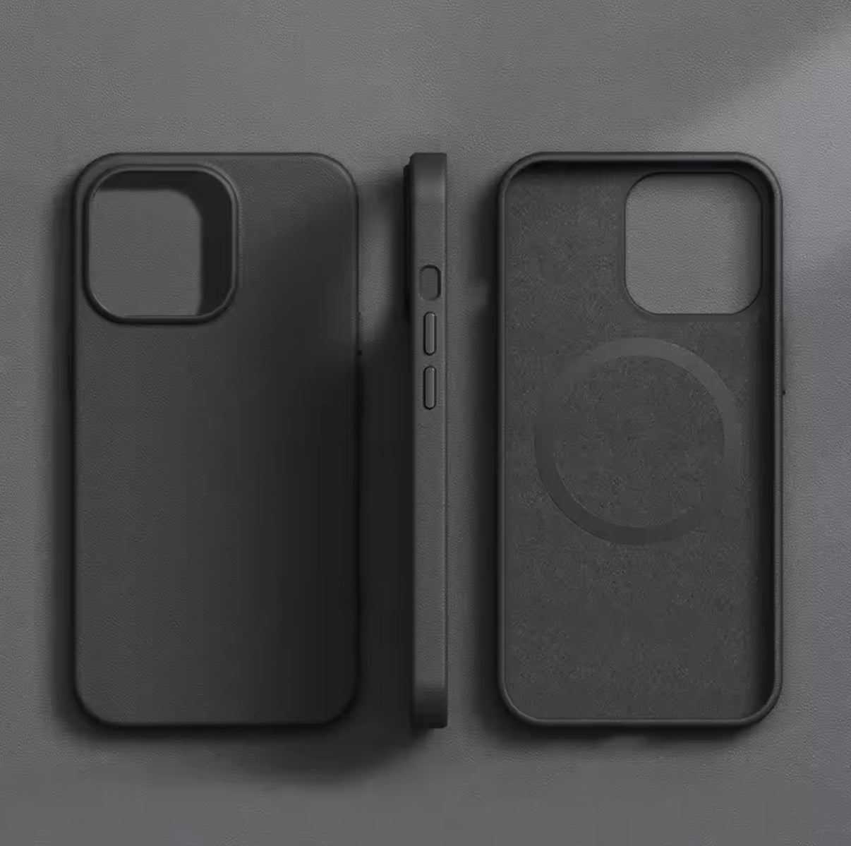 iPhone 15 Series - Leather Mag Case