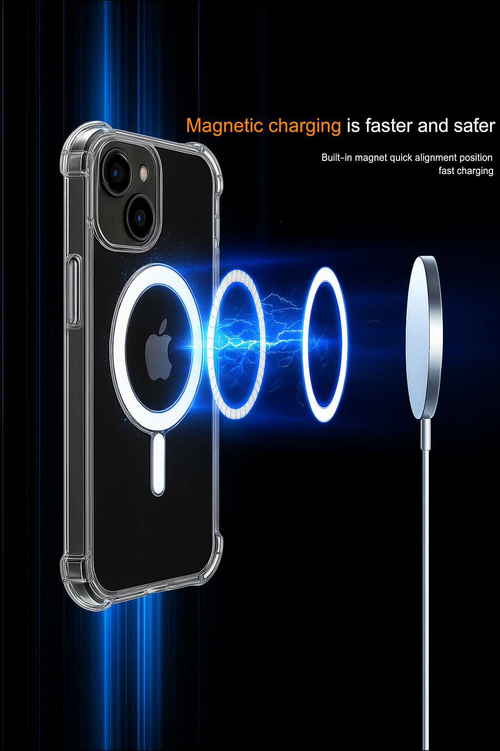 iPhone 14 - Clear Shockproof Mag