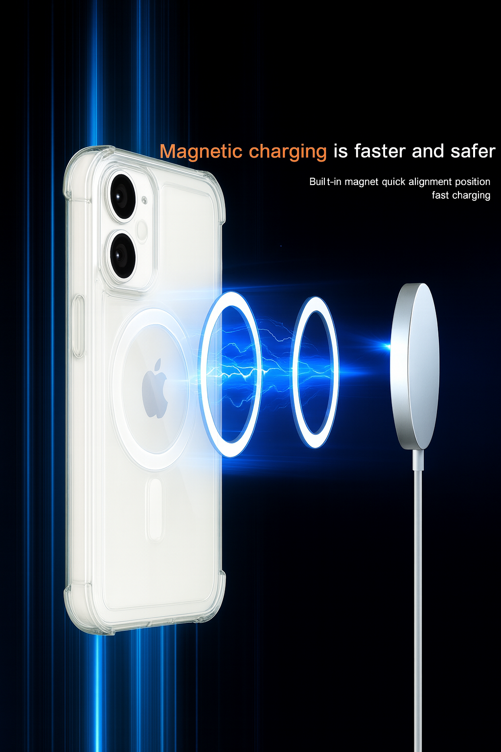 iPhone 16 - Clear Shockproof Mag