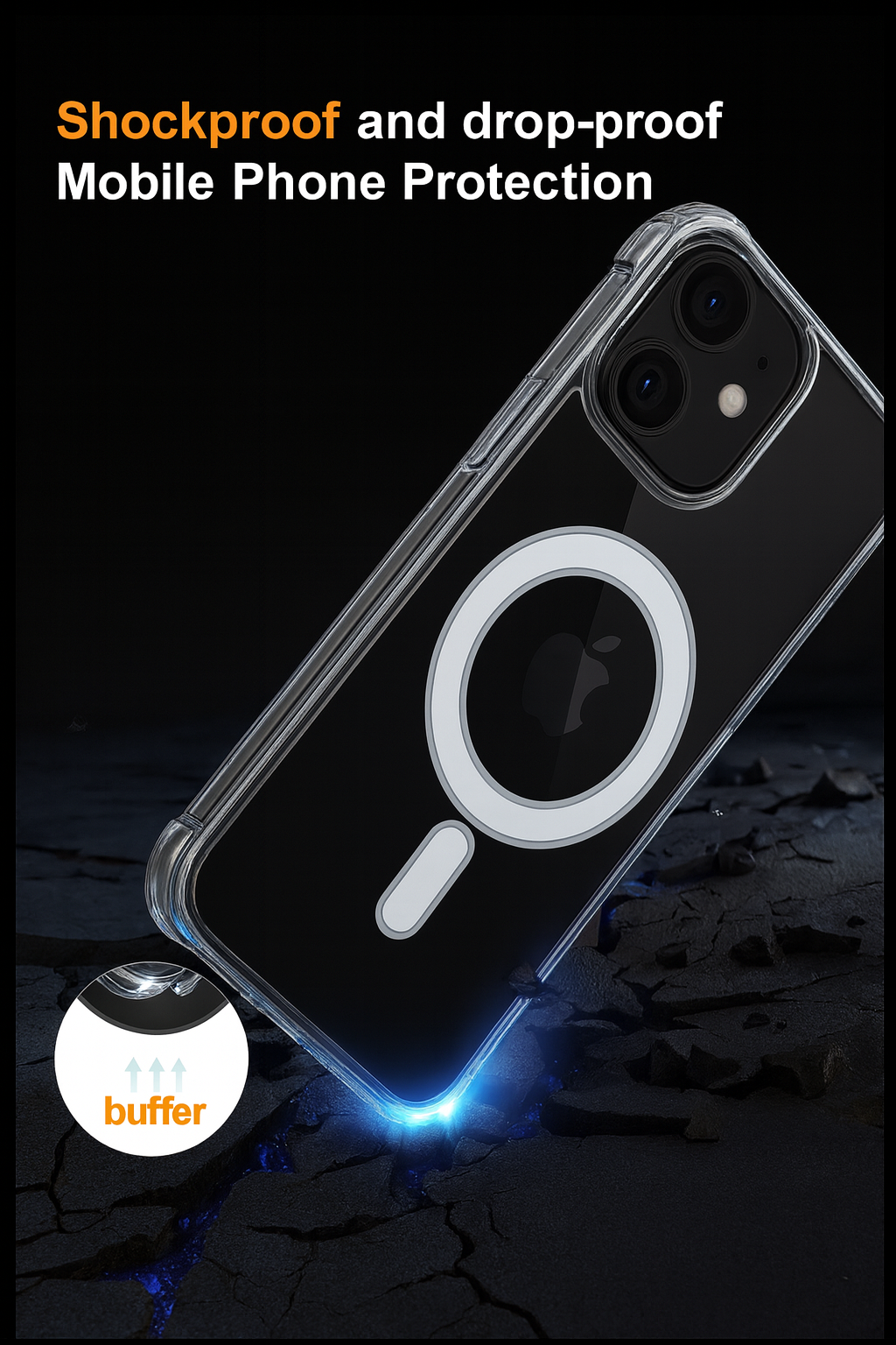 iPhone 11 - Clear Shockproof Mag