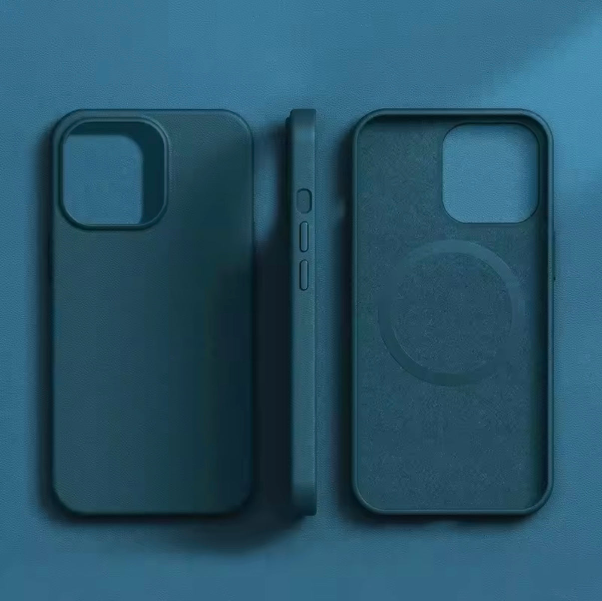 iPhone 15 Series - Leather Mag Case